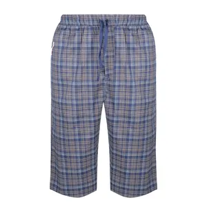 شلوارک مردانه مدل چهارخانه نساجی