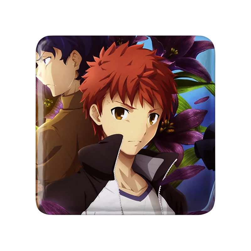 مگنت خندالو طرح شیرو انیمه فیت استی نایت Fate Stay Night  مدل مربعی کد 22789