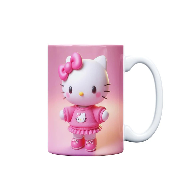 ماگ مدل فانتزی طرح هلو کیتی کد 120