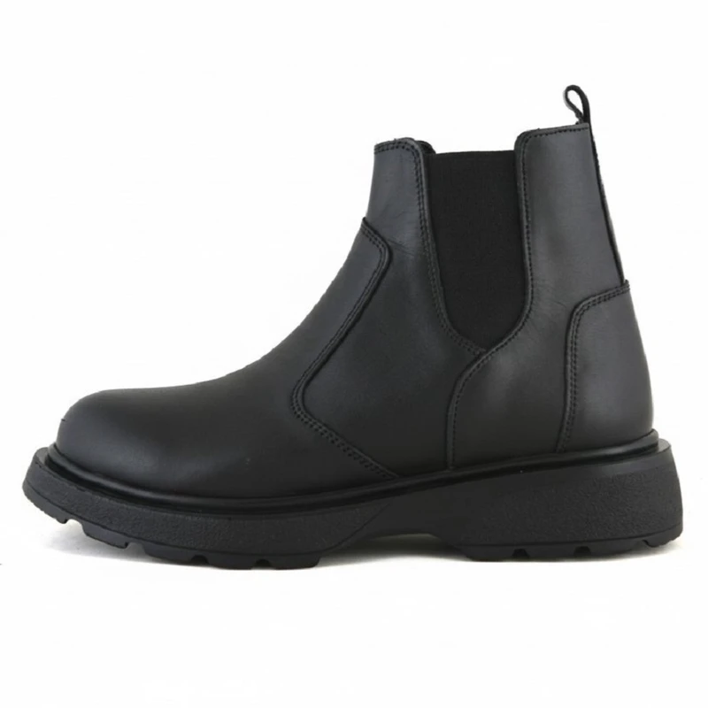 نیم بوت زنانه چرم یلسان مدل وندا کد 684-01-GN