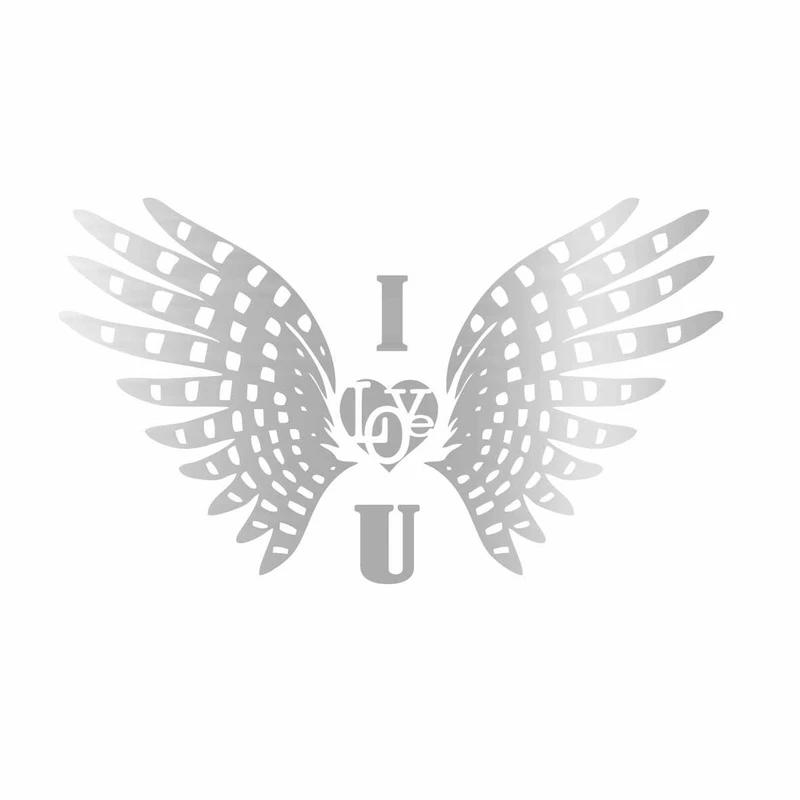 برچسب بدنه خودرو رادیانس طرح I Love کد B60