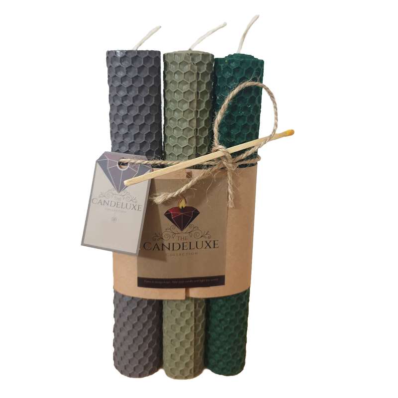 شمع کندلوکس مدل 09 بیزوکس بسته سه عددی