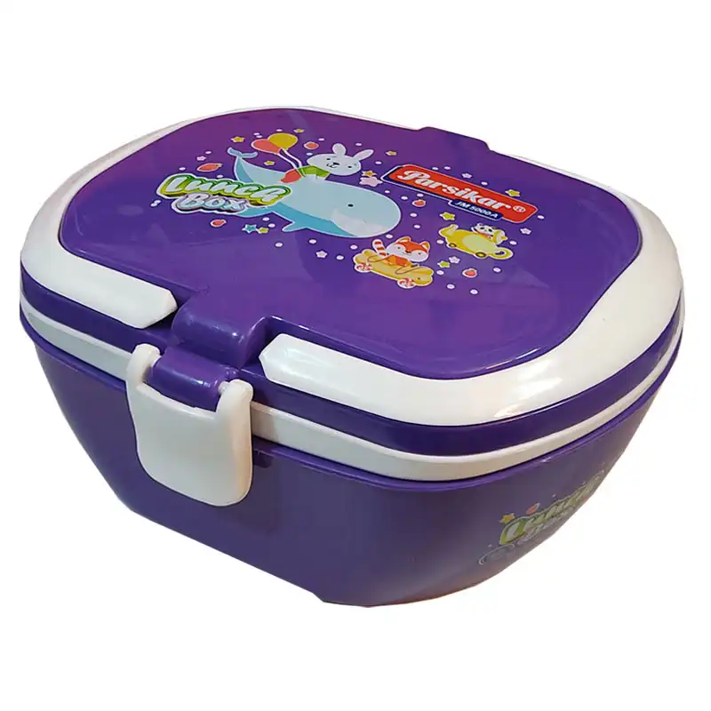 ظرف غذای کودک پارسیکار طرح خرگوش سوار دلفین کد JM5000A