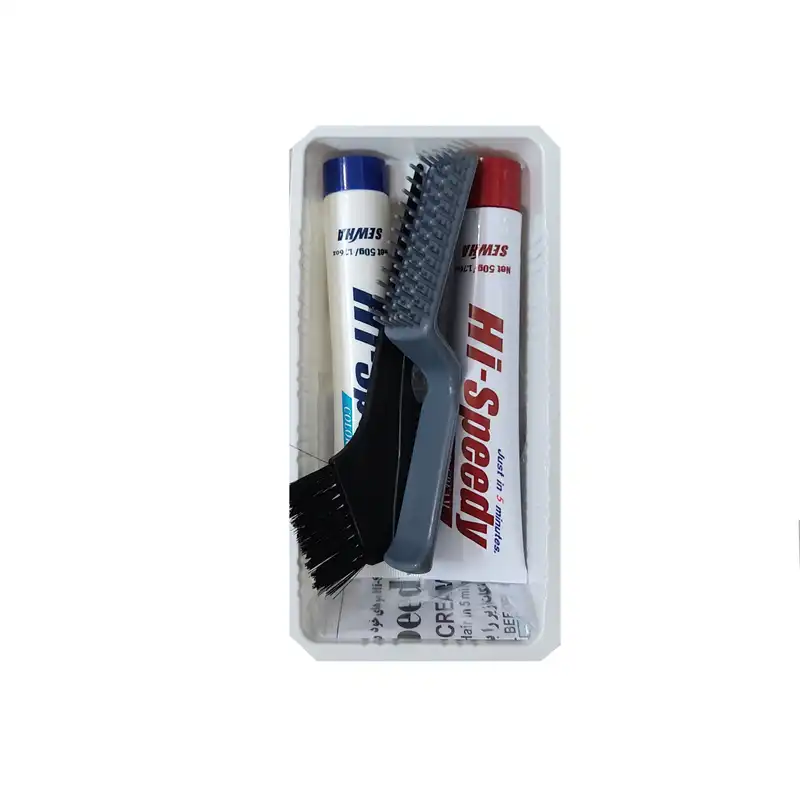 کیت رنگ مو های اسپیدی شماره 6 حجم ۵۰ میلی لیتر رنگ قهوه ای تیره