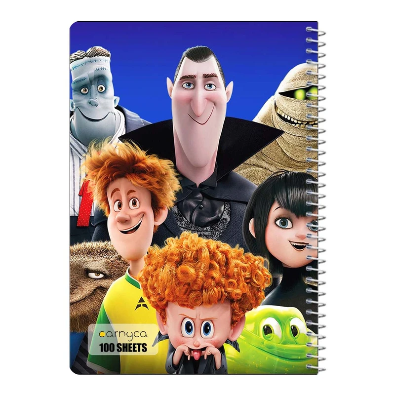 دفتر مشق 100 برگ سیمی کارنیکا طرح هتل ترانسیلوانیا Hotel Transylvania کد 60729