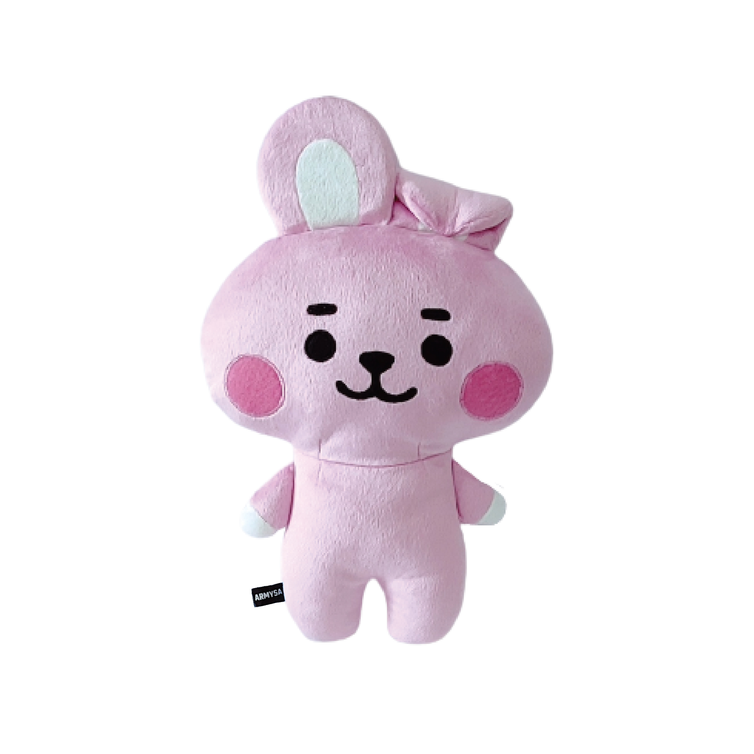 عروسک آرمیسا طرح خرگوش مدل بیبی کوکی ایستاده کد baby-bt21-BTS ارتفاع 30 سانتی متر