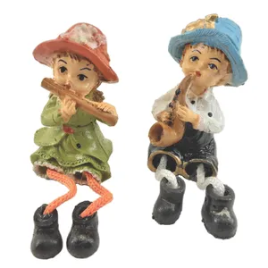 مجسمه مدل پا شل طرح دختر و پسر کد 576 مجموعه 2 عددی