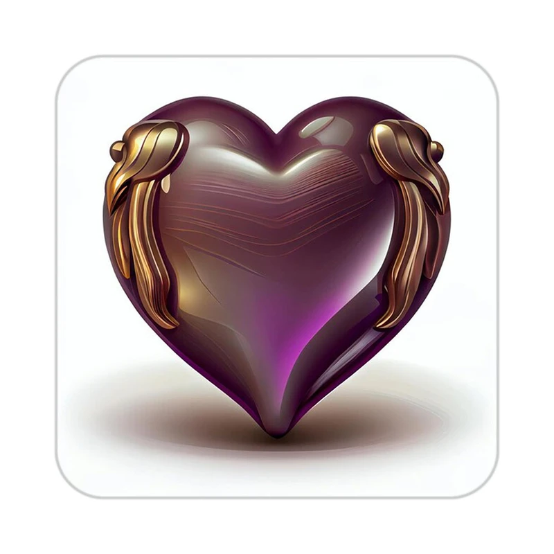 زیر لیوانی کاکتی مدل عاشقانه کد mp13022