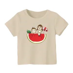 تی شرت آستین کوتاه بچگانه مدل بچه ها و هندوانه یلدایی کد 1