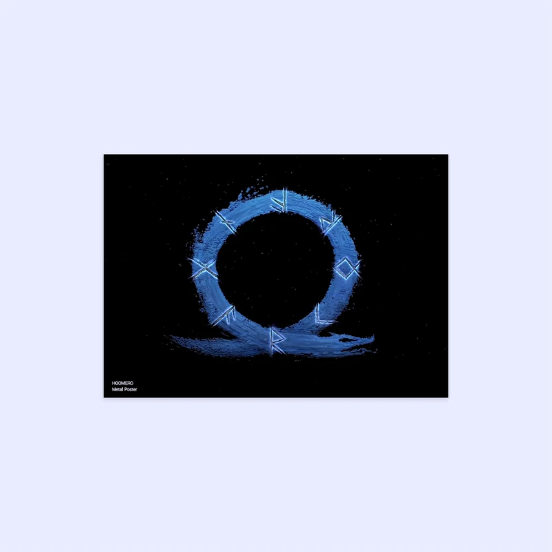 پوستر هومرو مدل فلزی طرح God of War کد PS504