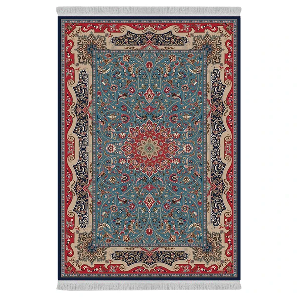 فرش پارچه‌ای دفه مدل فرشینه طرح مدرن کد 869