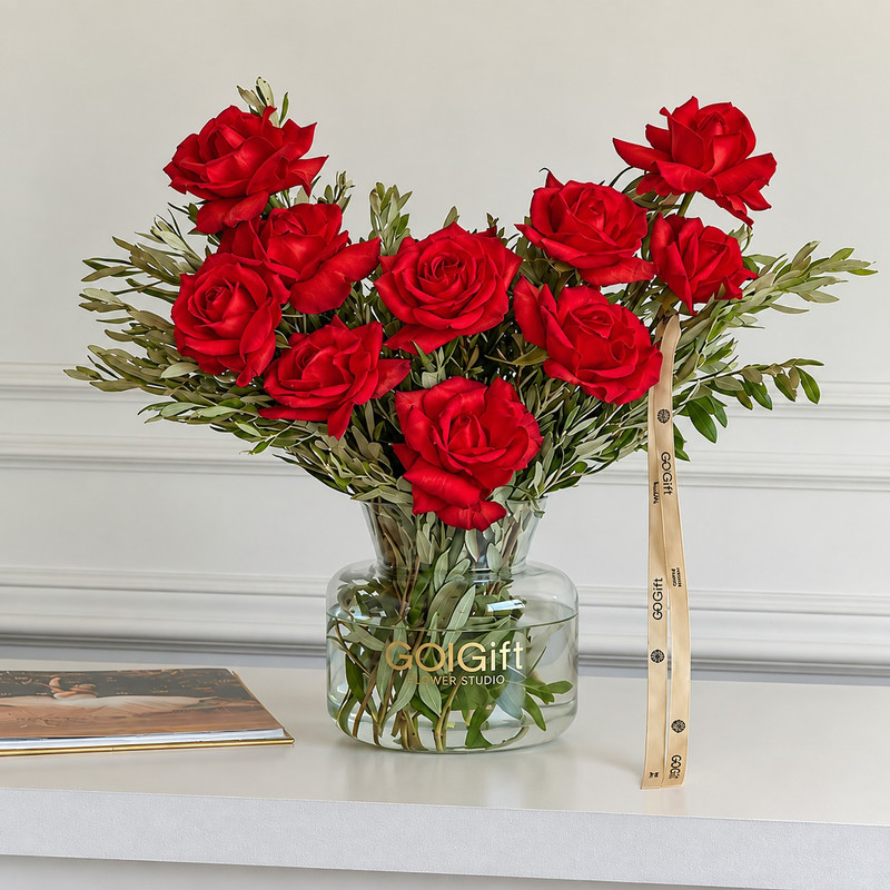 جعبه گل رز چیلی گل گیفت کد 1615