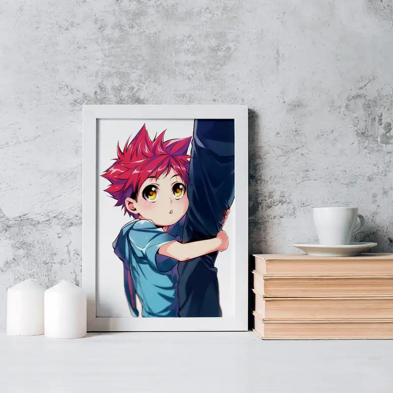 تابلو خندالو مدل سوما انیمه جنگ غذاها کد 16991