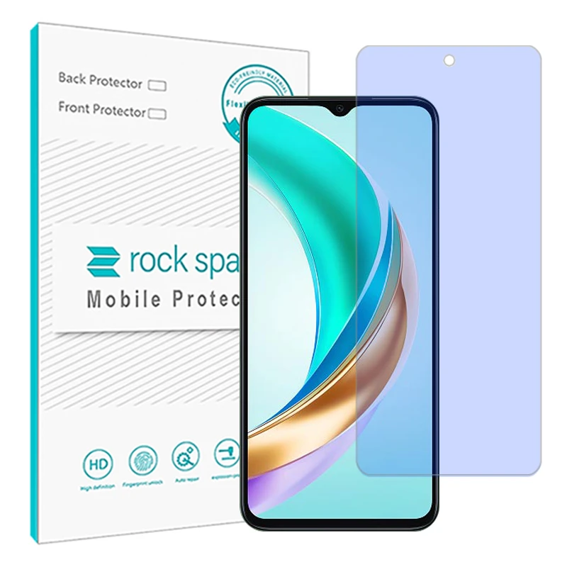محافظ صفحه نمایش ضد اشعه آبی راک اسپیس مدل Resistant مناسب برای گوشی موبایل آنر X6b