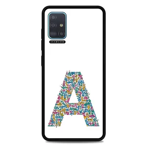 AKAM AMC-WSGA51-ALPHADOODLEBET-1 Cover For Samsung Galaxy A51