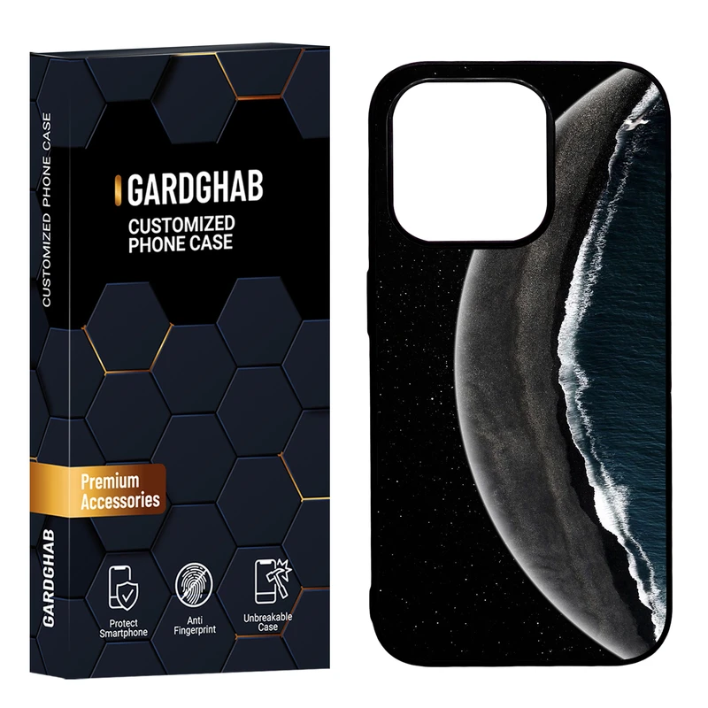 کاور گارد قاب مدل دورژله ای طبیعت مناسب برای گوشی موبایل اپل iPhone15 pro