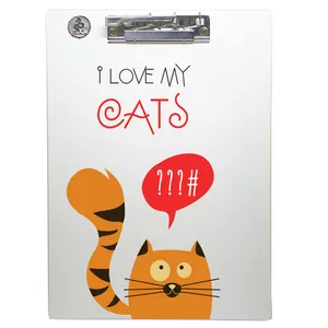 تخته شاسی طه چوب  مدل Orange Cat01 سایز A4