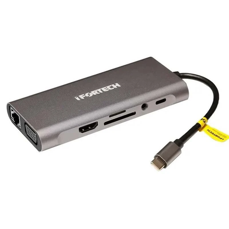 هاب 11 پورت USB-C آی فورتک مدل shahrpc