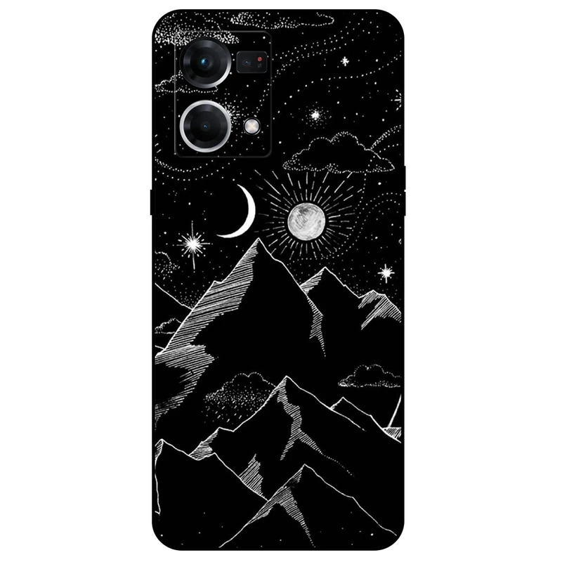 کاور مگافون طرح کوه مدل 8078 مناسب برای گوشی موبایل اوپو Reno 7