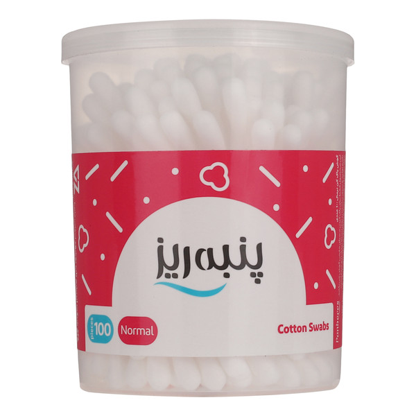 گوش پاک کن پنبه ریز مدل Normal  بسته 100 عددی 