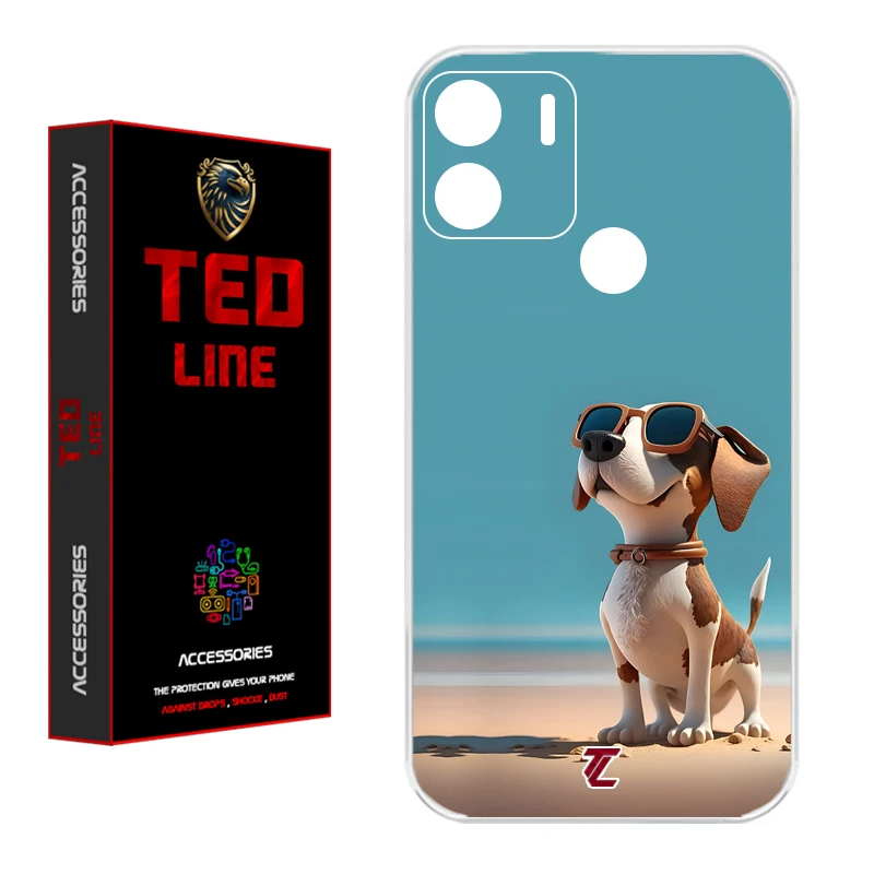 کاور تدلاین طرح سگ کد 1187 مناسب برای گوشی موبایل شیائومی Redmi A1 Plus / A2 Plus / Poco C51