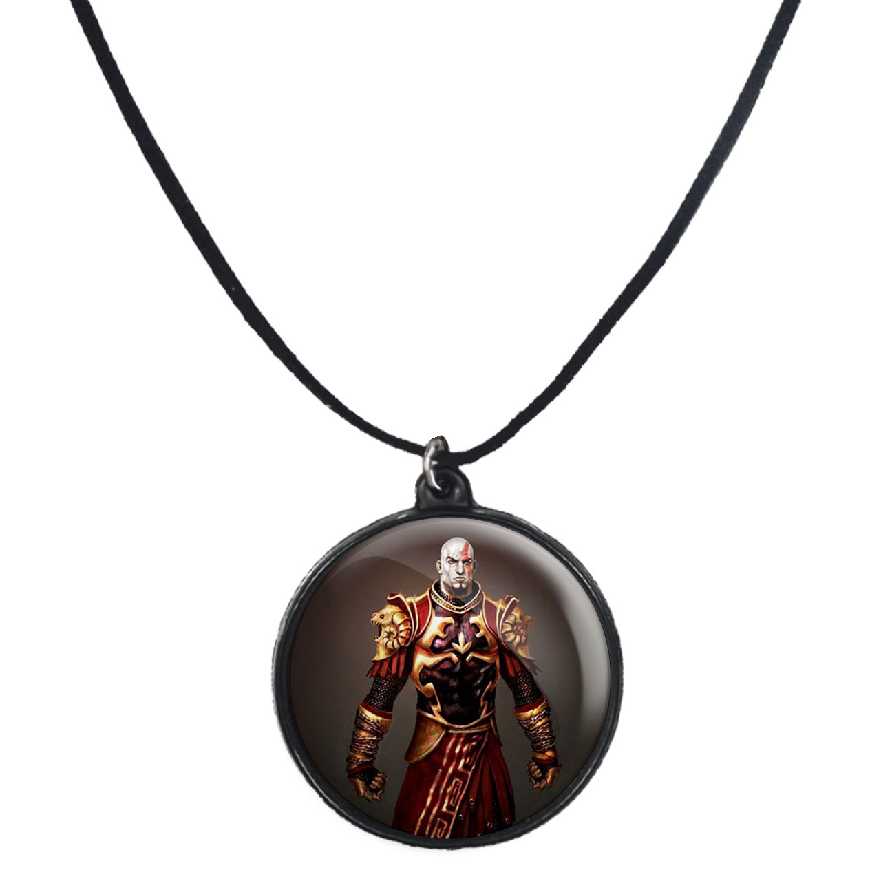 گردنبند پرمانه طرح خدای جنگ کد pmb.1710 مدل دو طرفه