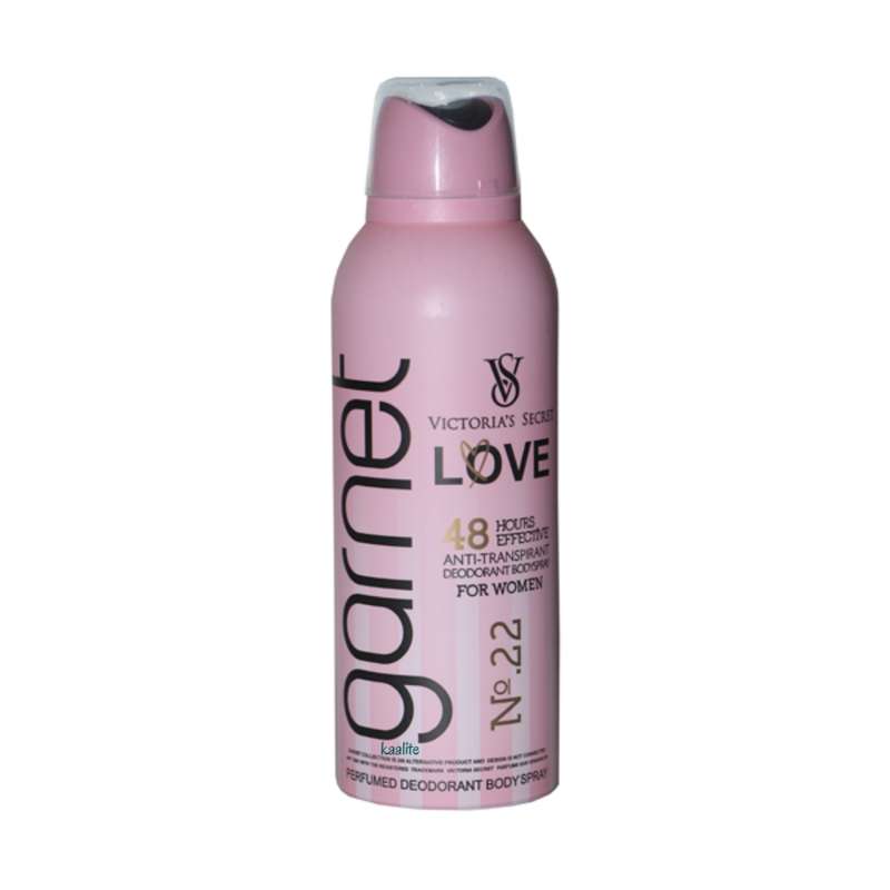اسپری خوشبو کننده بدن زنانه گارنت مدل مدل ویکتوریا سکرت لاو حجم 200 میلی لیتر