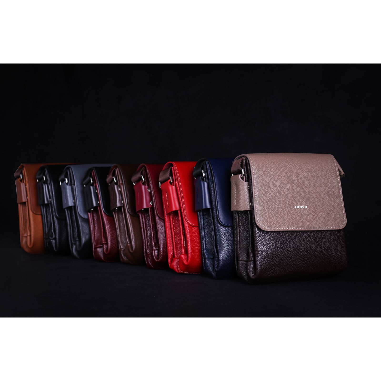 کیف رودوشی چرم جانتا مدل D012 -  - 15