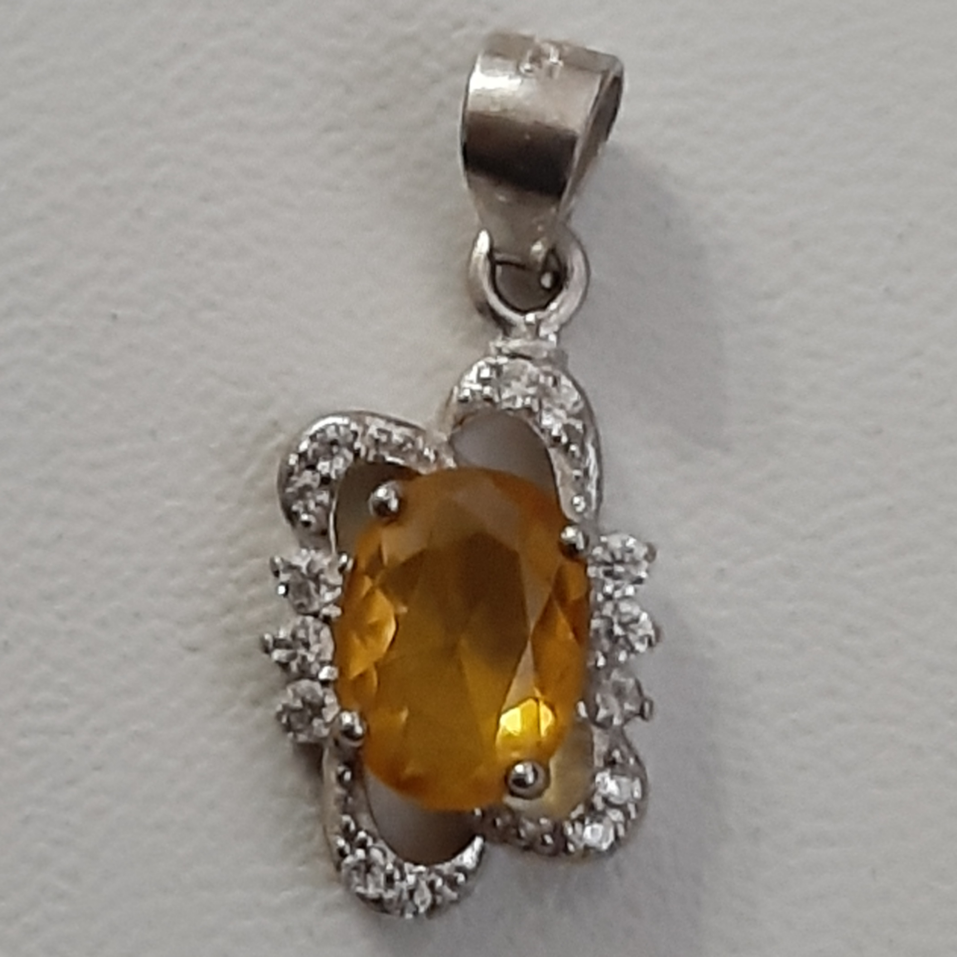 آویز گردنبند نقره زنانه مدل p026