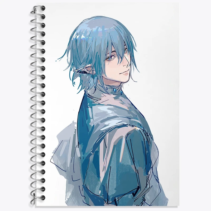 دفتر زبان 50 برگ خندالو مدل سه خط طرح بازی فاینال فانتزی (Final Fantasy) کد 31299