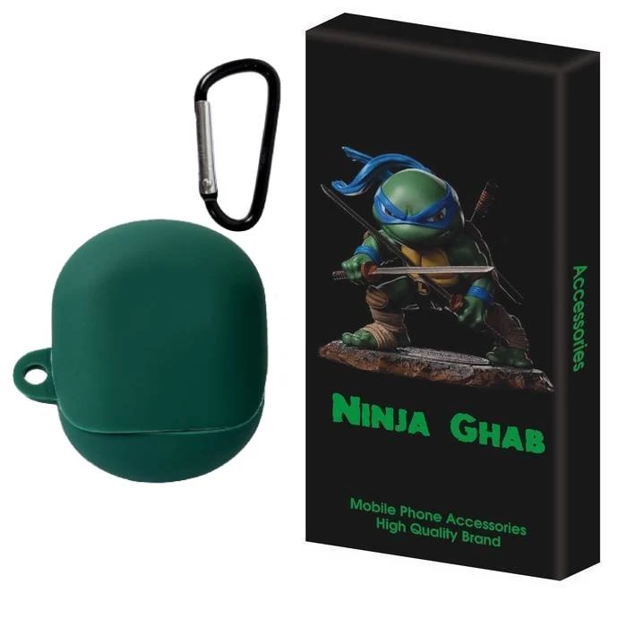 کاور نینجا قاب مدل سیلیکون مناسب برای کیس هدفون بی سیم هایلو X1 Pro به همراه قلاب