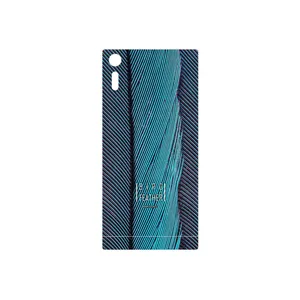 MAHOOT Turquoise feathers Cover Sticker for Sony Xperia XZ