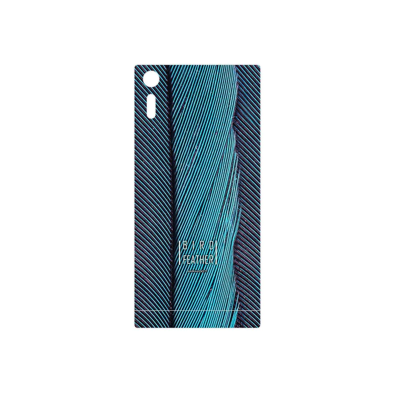 برچسب پوششی ماهوت مدل Turquoise feathers مناسب برای گوشی موبایل سونی Xperia XZ