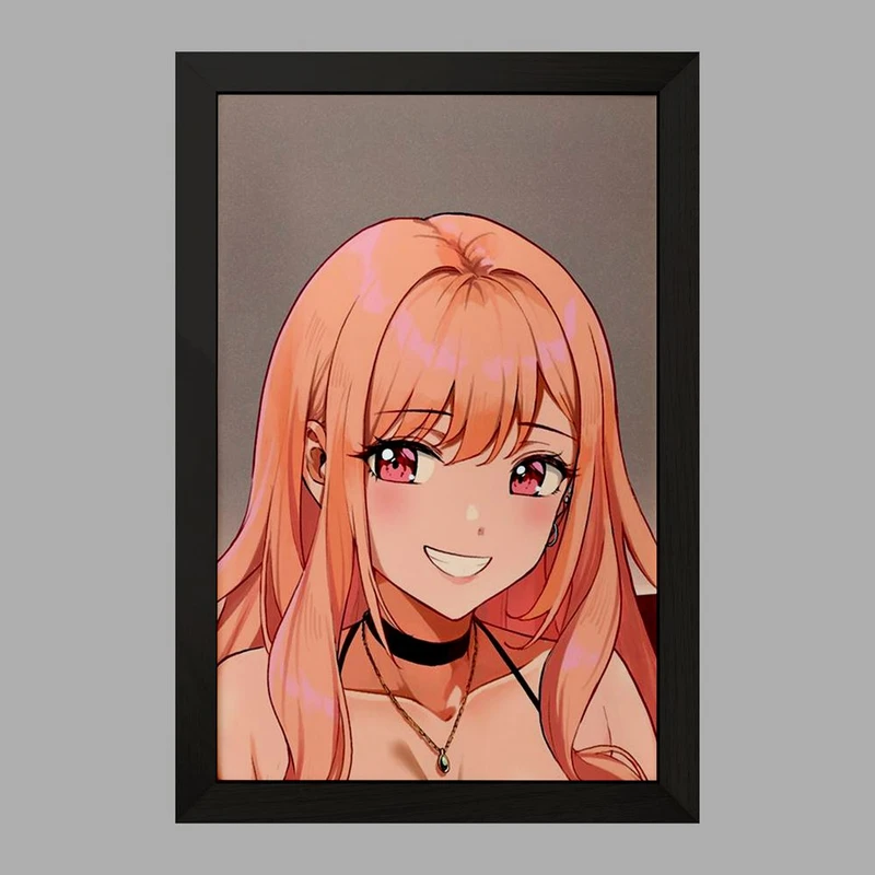 تابلو خندالو مدل مارین کیتاگاوا انیمه دارلینگ در فرنکس  کد 12913