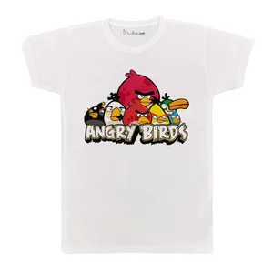 تی شرت بچگانه پرمانه طرح پرندگان خشمگین کد pmt.4406