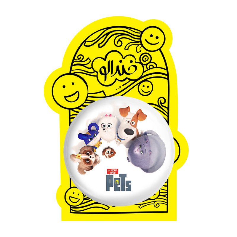 آینه جیبی خندالو طرح زندگی پنهان حیوانات خانگی The Secret Life of Pets مدل تاشو کد 10680 آینه جیبی خندالو طرح زندگی پنهان حیوانات خانگی The Secret Life of Pets مدل تاشو کد 10680