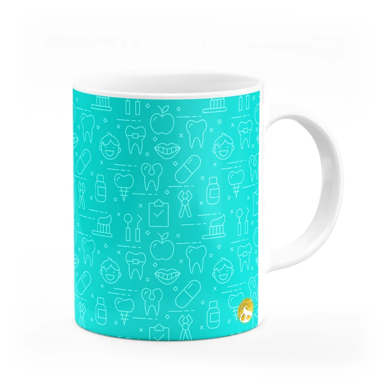 ماگ هومرو طرح دندانپزشک مدل MG9813