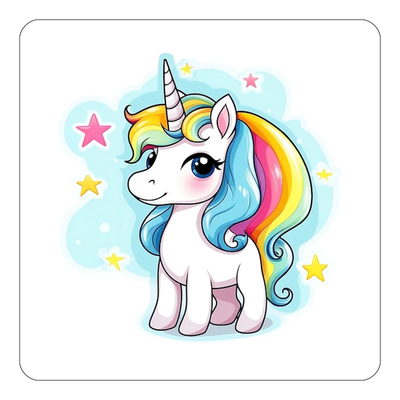 مگنت کاکتی طرح اسب تک شاخ و یونیکورن مدل mp30634