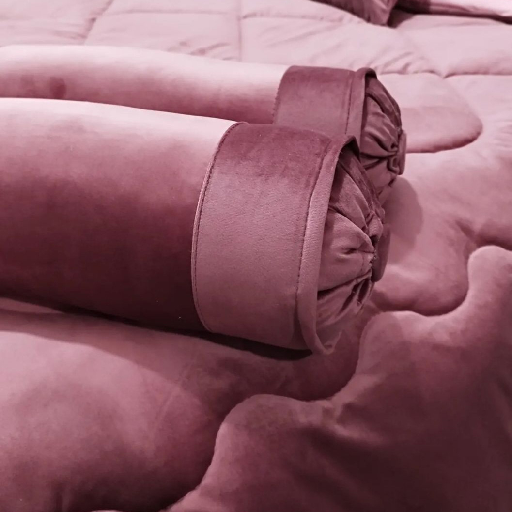 سرویس خواب مدل کشدار مخمل کد 180 2 نفره 10 تکه