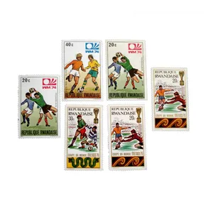 تمبر یادگاری مدل فوتبال کد DS2437 مجموعه  6 عددی