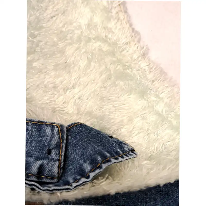 سرهمی جین بچگانه مدل داخل خز دار sh28