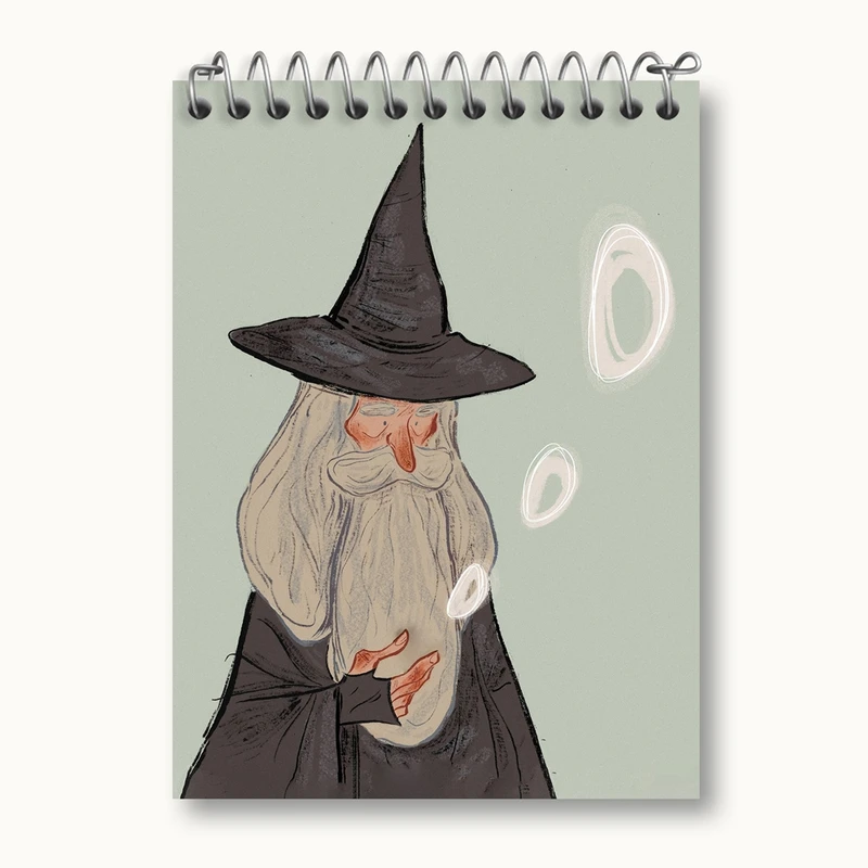 دفتر یادداشت 50 برگ خندالو مدل هابیت The Hobbit کد 28749