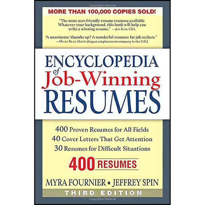 کتاب Encyclopedia of Job Winning Resumes اثر Myra Fournier and Jeff Spin انتشارات Weiser