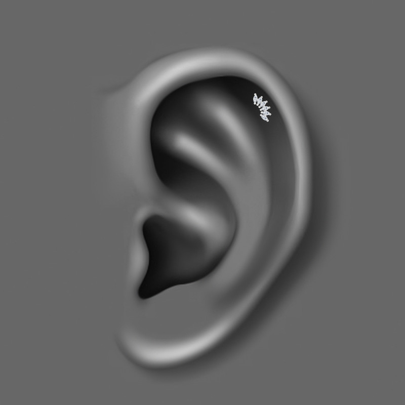 پیرسینگ گوش زنانه اقلیمه مدل HS268