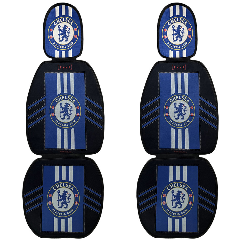 پشتی صندلی خودرو مدل Soccer کد Chelsea مجموعه دو عددی
