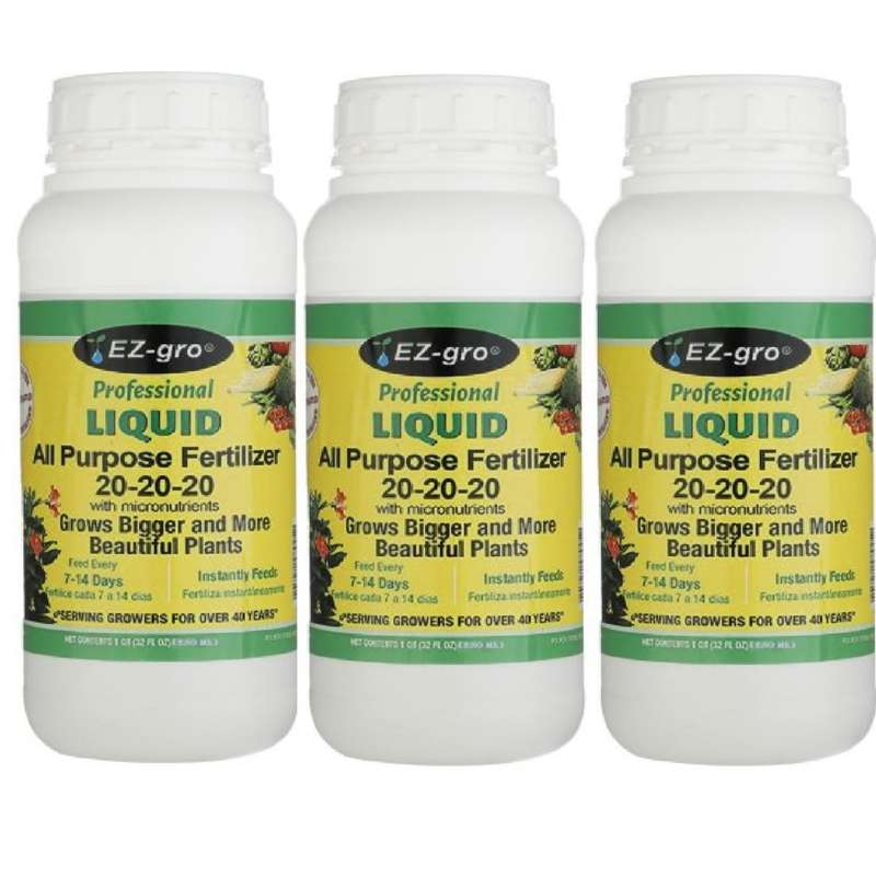 کود مایع کامل سه بیست گیاهان خانگی زدگرو مدل 202020 حجم 250 میلی لیتر بسته 3 عددی