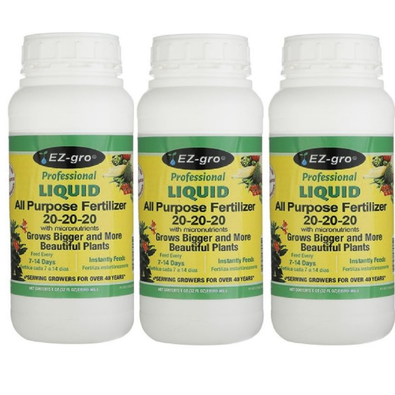 کود مایع کامل سه بیست گیاهان خانگی زدگرو مدل 202020 حجم 250 میلی لیتر بسته 3 عددی