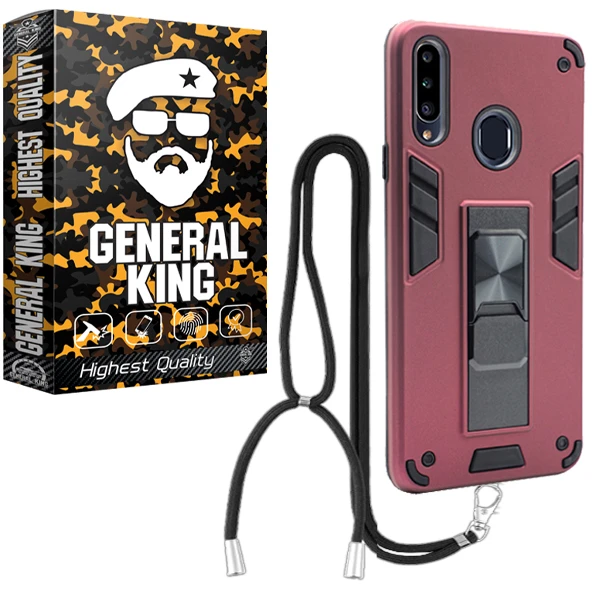 کاور ژنرال کینگ مدل YB-DAP21 مناسب برای گوشی موبایل هوآوی Y9 Prime 2019 / آنر 9X به همراه بند آویز