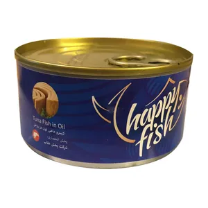 کنسرو ماهی تن در روغن هپی فیش - 180 گرم 