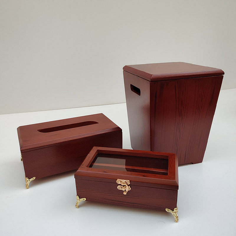 ست سطل و جای دستمال کد 3021 به همراه جا کاردی